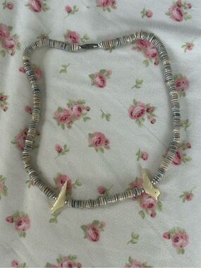 Beaded Women’s Necklace with Bird Accents
